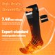 thumbnail image 5 of Calcetines con mando a distancia Meoneo APP, 7,4 V, 6000 mAh, 17H BK XL, 5 of 9