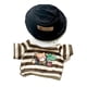 thumbnail image 1 of Ropa De Pato De Peluche De 15 Cm, Ropa De Animales De Peluche De Pato, Conjunto De Muñeca Suave Y Bonita, Color Negro, 1 of 3