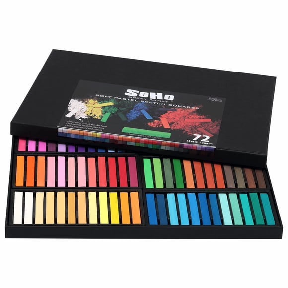 Set de pasteles suaves Soho Urban Artist de 72 colores vibrantes
