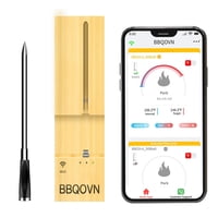 Termómetro Inalámbrico Para Carne Bbqovn, Wifi, Bluetooth 7, Sensores