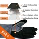 thumbnail image 2 of Guantes de soldadura WZQH 14 pulgadas 932 °F resistentes al calor M negro-gris, 2 of 5