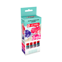 Pintura Porcelana Y Vidrio Opaca Tonos Florales Art Creation