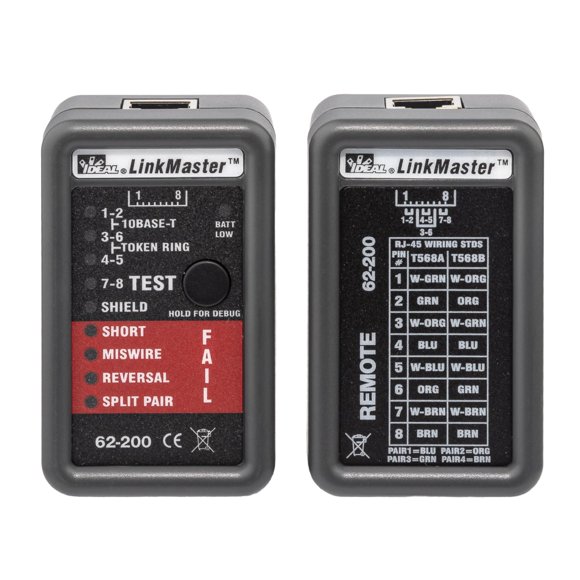 Probador de cables Ideal Industries Linkmaster UTP/STP