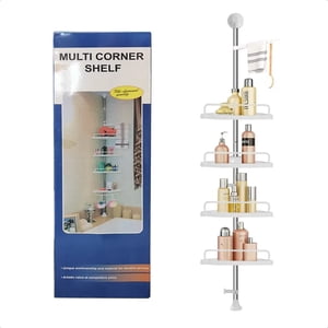 Genérico - Organizador Esquinero Baño Multiuso 4 Pisos Ajustable