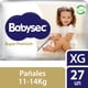 thumbnail image 1 of Pañales de Bebé Babysec Super Premium XG, 27 Un, 1 of 7
