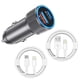 thumbnail image 1 of Cargador de coche Curvologys para iPhone Apple MFi 38W PD&QC 3.0, 1 of 7