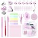 thumbnail image 1 of Kit de útiles escolares mini YUMOONI, set de engrapadora rosa, 1 of 7