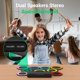 thumbnail image 3 of Batería eléctrica ROCKSOCKI de 9 almohadillas con auriculares para niños, 3 of 7