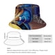thumbnail image 2 of Bella La Bella y la Bestia Sombrero bucket para adultos, gorra de protección solar, sombrero de pescador plegable para viajes al aire libre, pesca y actividades de verano, 2 of 6
