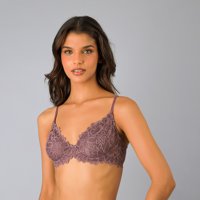 Sosten Natural Escotado Encaje Flor Flores Mujer 13503-272