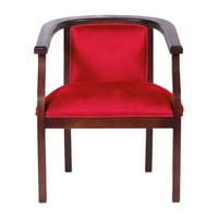 Latam Home - Sitial Stuttgart Cuero Kentucky Rojo