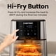 thumbnail image 5 of Freidora de aire Chefman TurboFry 6 qt de acero inoxidable, 5 of 7