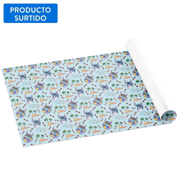 Rollo 2 pliegos papel de regalo Disney, producto surtido 1 un