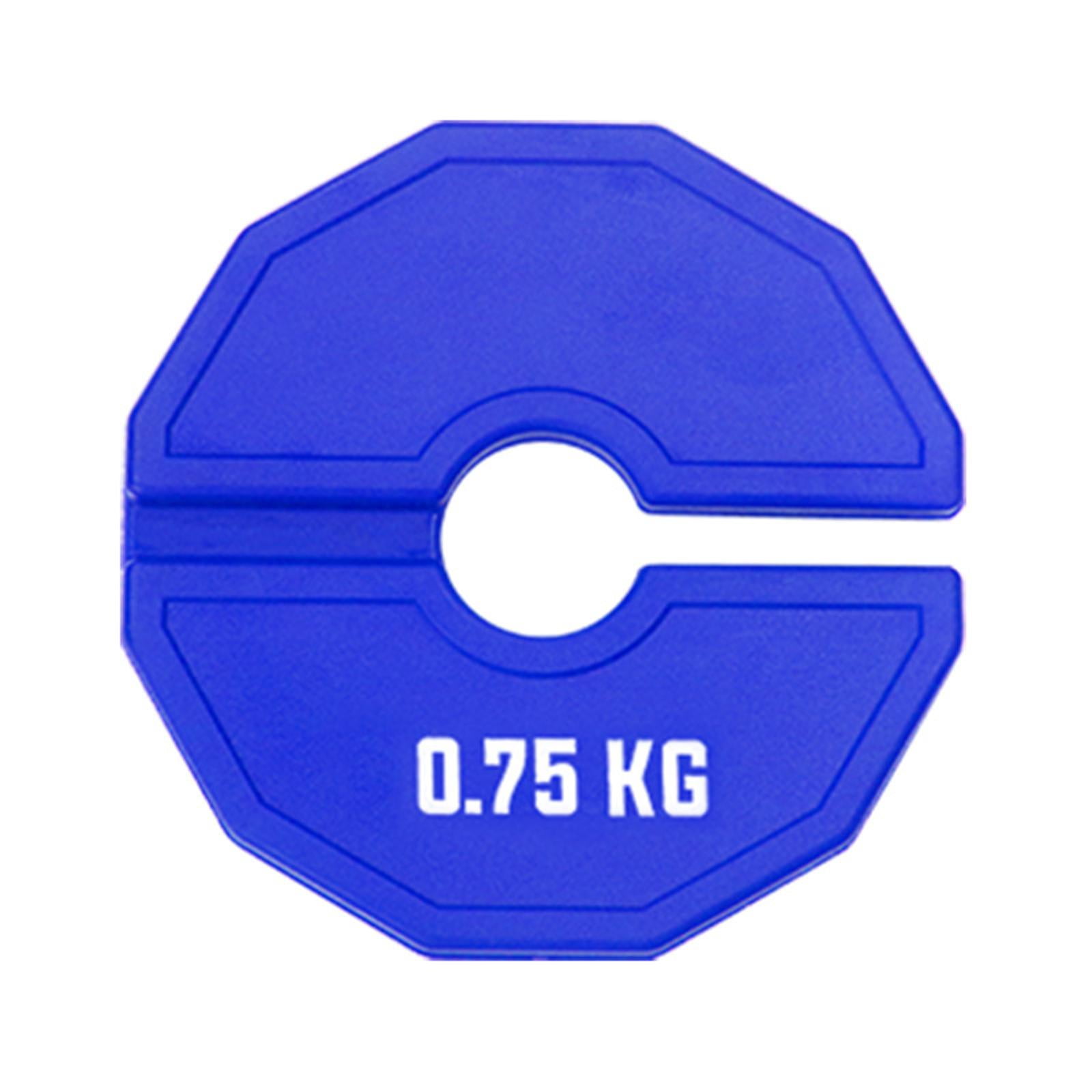 Magideal - Placa Fraccionada Para Barra Con Diseño Portátil Micro Disco Para Mancuerna Placa De Goma Compacta Accesorio Funcional Adecuada Para Entrenamiento De 075 Kg