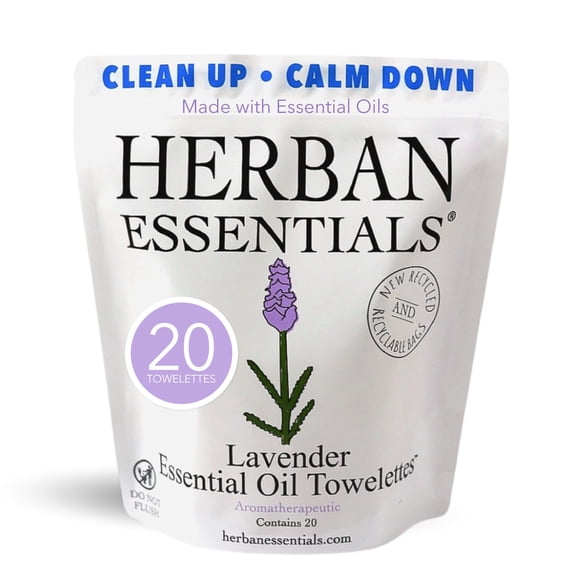 Toallitas y toallitas Herban Essentials Aceite esencial de lavanda