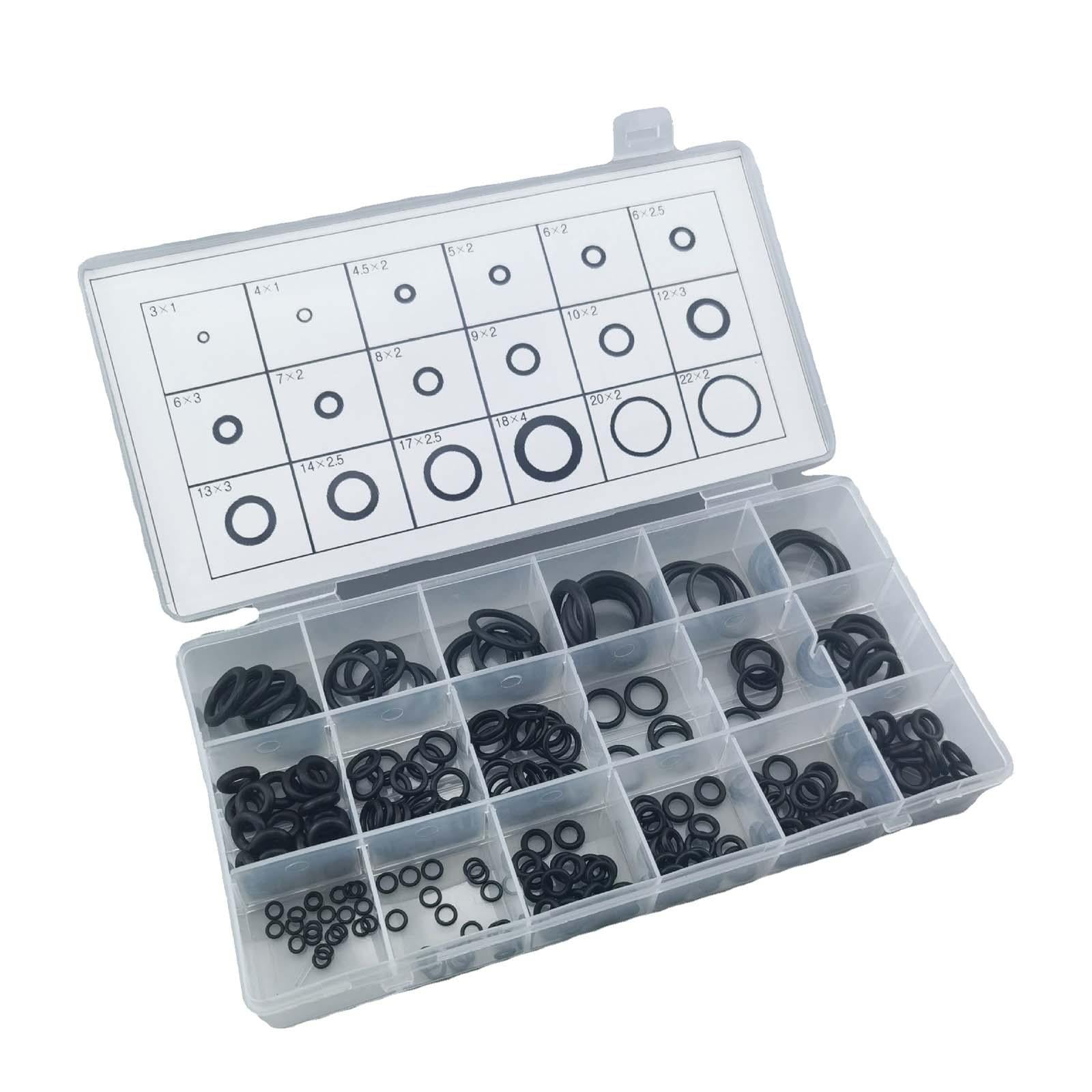 Ioensy - Juego De Juntas De Arandela De 225 Piezas O Juego De Anillos De Goma Para Electrodomésticos Del Vehículo