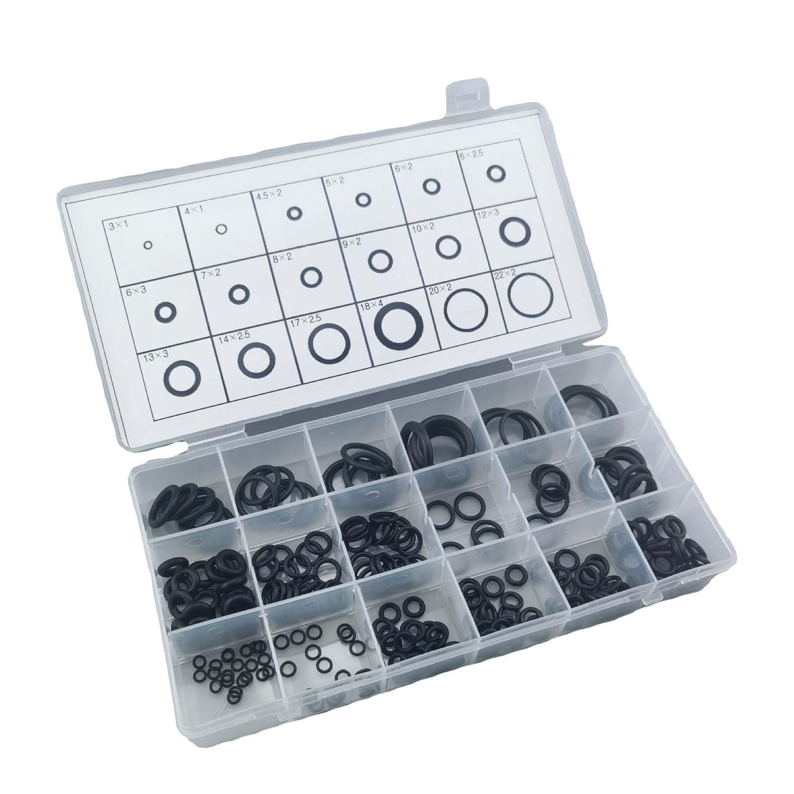 Ioensy - Juego De Juntas De Arandela De 225 Piezas O Juego De Anillos De Goma Para Electrodomésticos Del Vehículo