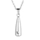 thumbnail image 2 of Colgante De Cenizas, Joyería De Cremación En Forma De Lágrima, Acero Inoxidable Para Mujeres Conmemorativas, 2 of 2