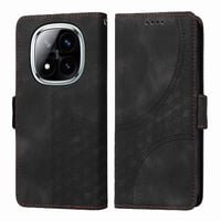 Carcasa Foxdock Xiaomi Redmi Note 14 Pro 5G De Cuero Pu, Diseño Acolchado Clásico, Protección Contra Caídas Y Rayones