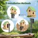 thumbnail image 4 of Poste para comedero de aves NestShld 200 cm con base de 5 puntas y gancho, 4 of 7