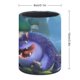 thumbnail image 2 of Hechizados-theme Cylinder Pen Holder Pencil Organizer with Flannel Lining PVC Leather Material Cardboard Base for study work 10*8CM, 2 of 6