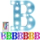 thumbnail image 1 of Letrero Led Letra B Rgb Brillante Con Control Remoto, 1 of 3