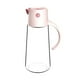 thumbnail image 1 of Botella De Aceite Botella De Almacenamiento De Condimentos Botella De Vidrio Aceite Vinagre Rosa, 1 of 5