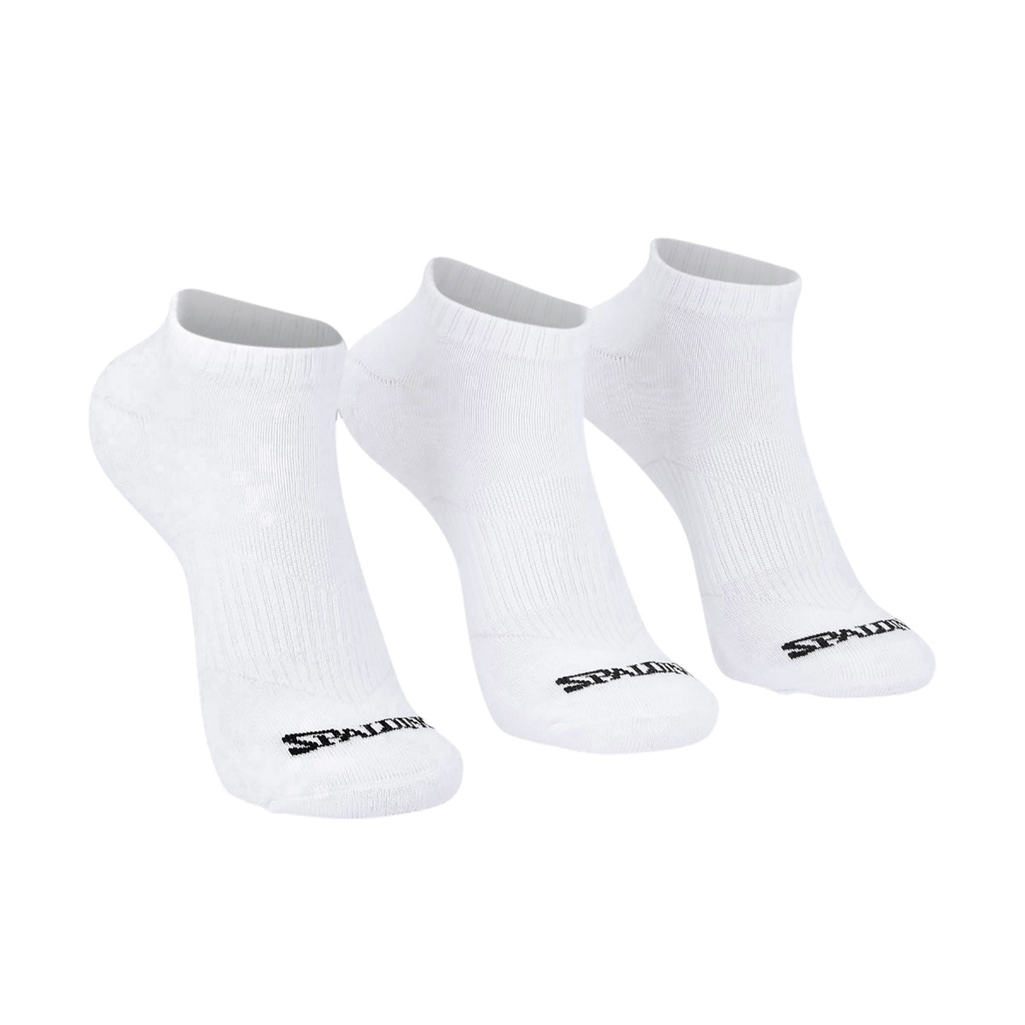 Spalding - Pack De 3 Calcetines Mujer Corto Blanco 35-39