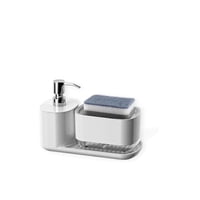 Genérico - Dispensador De Jabon Con Porta Esponja Desmontable