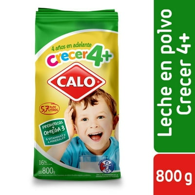 Leche En Polvo Semidescremada Crecer 4+ Bolsa 800 G Calo