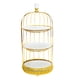 thumbnail image 5 of Soporte De Metal Para Postres Y Pasteles, Jaula Para Pájaros, Centro De Mesa, Boda, Hogar, Tres Capas, 5 of 5