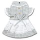 thumbnail image 1 of Vestido para perro Pet Life Touchdog 'I Love Poochi' con estampado a cuadros tipo mandil de cocina, 1 of 8