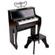 thumbnail image 1 of Piano Hape Learn con luces negras con taburete para niños, 1 of 3