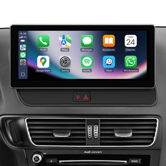 Estéreo ApexNav 26 cm inalámbrico CarPlay para Audi Q5/SQ5