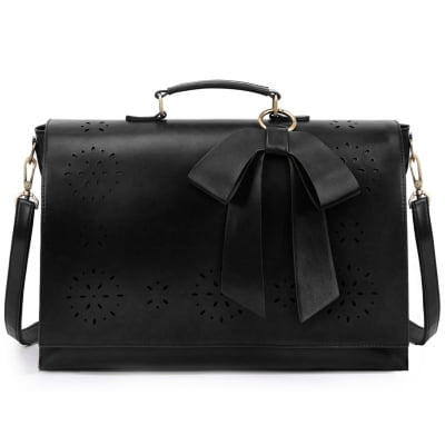 Ecosusi - Maletín Bow Para Laptop 15.6 - Negro