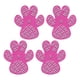 thumbnail image 2 of 4 Piezas Almohadillas Para Patas De Perro Calzado Para Mascotas Botines Calcetines Pegatinas Para Pies Antideslizantes Para Perros S Rosa, 2 of 2