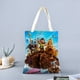 thumbnail image 2 of Noah's Ark Bolso de tela con estampado de lienzo para mujer, bolsa de compras reutilizable y estética, con cremallera interior, regalo para mujer,40*40cm., 2 of 6