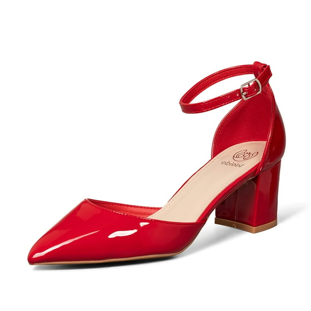 Zapato Taco Alto Burdeo Fiesta Mujer Weide GH63 Lider