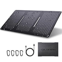 Cargador De Panel Solar Portátil Ulixwh 21W Con Dos Puertos Usb