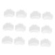 thumbnail image 1 of 6 pares mujeres almohadillas de gel de silicona cojines del pie calcetines almohadillas blanco, 1 of 5