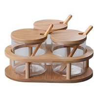 Genérico - Juego Frasco Contenedor Organizador Soporte Cocina Jhn