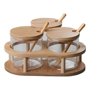 Genérico - Juego Frasco Contenedor Organizador Soporte Cocina Jhn