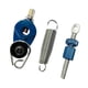 thumbnail image 1 of Juego De Tambor Tensor De Resorte De Pedal, Resorte Para Reemplazo De Tambor De Bajo, Piezas De Bricolaje, Azul, 1 of 5