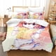 thumbnail image 1 of New Blend S Bedding Set Single Twin Full Size Bed Set Adult Kid Bedroom Duvet cover Sets Anime Kawaii Girls Bed Sheets, 1 of 5