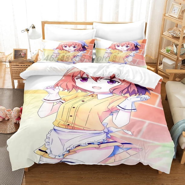 New Blend S Bedding Set Single Twin Full Size Bed Set Adult Kid Bedroom Duvet cover Sets Anime Kawaii Girls Bed Sheets
