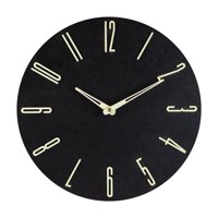 Magideal - Relojes De Pared De Estilo Simple, Decorativos, Redondos, Silenciosos, Grandes, Luminosos, De 12 Pulgadas, Para Aula, Hotel, Tiendas, Cafetería, Baño,