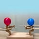 thumbnail image 2 of Globo Bamboos Man Battle, Juego de batalla de robots de madera para 2 jugadores, Batalla de globos de ritmo rápido con 50 globos, Juego de fiesta grupal para adultos, El mejor juego de mesa de choque, 2 of 7