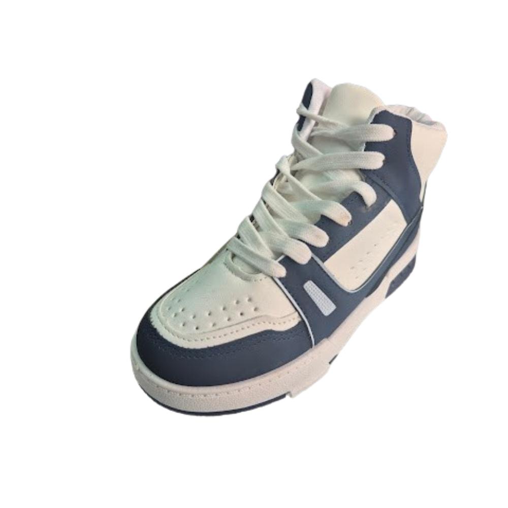 Vinnys Outlet - Zapatilla Con Caña Niño Azul