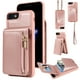 thumbnail image 1 of Stylish & Secure Wallet Case for iPhone 14/13/12/11 Pro Max/XR/XS Max/SE 2020 - RFID Credit Cards Holder, Zipper Leather Case With Wrist Strap & Handbag Case, 1 of 3