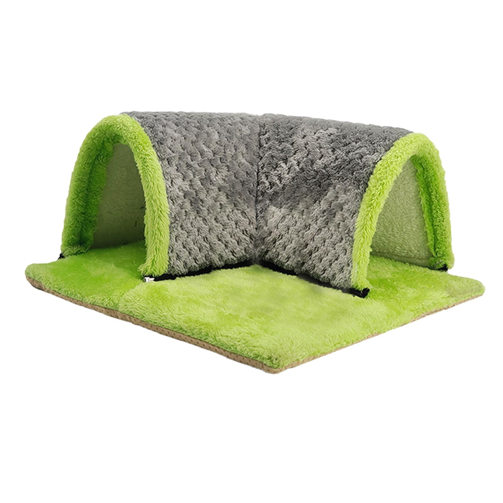 Guinea Pig Hideout Túnel Portátil De Animales Pequeños Para Chinchilla Rata Ardilla Gris